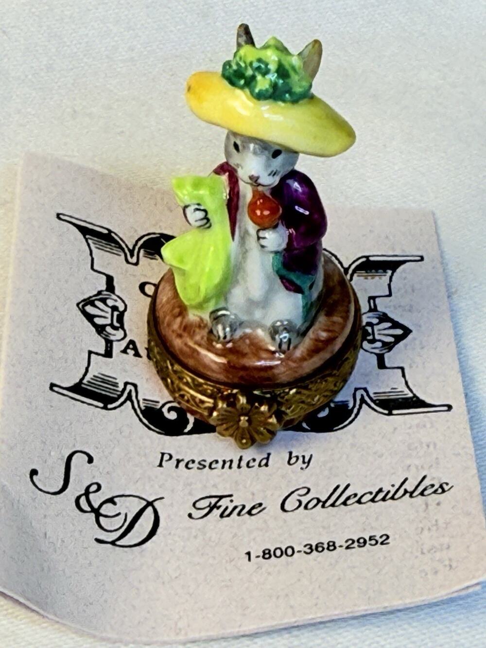 Cardinet Limoges France Limoges Trinket Box Mai 2000 S.P. Minnie